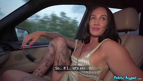 Horny blonde babe is an intense fuck by a parad