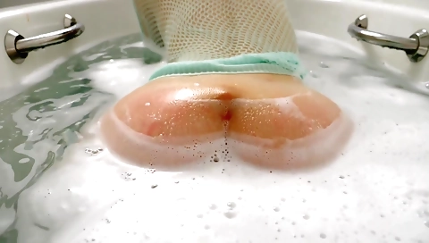 Hot asian model in sexy lingerie