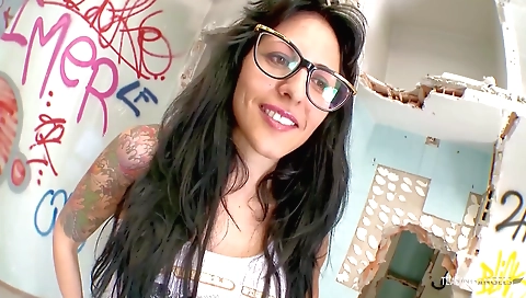 Sexy young blonde gets her ass fucked by a huge cock amazing along