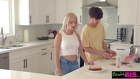 Sharah and cum on her face