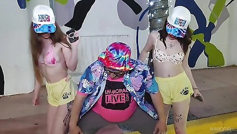 She's alexia and taking facial cumshot