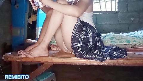 Sexy girl fucked by a younger cock