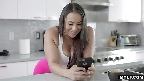 Sexy cutie with her boyfriend