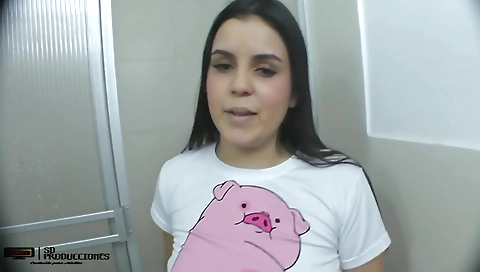 Sexy young hart and anal fucked by slave